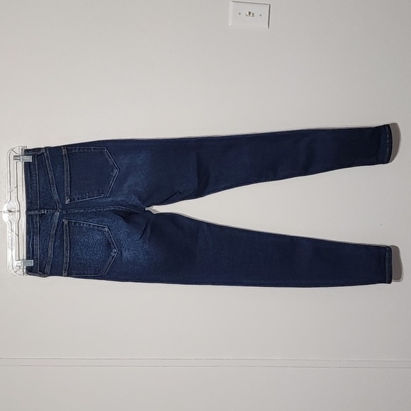 Mango MNG Soho High-Waist Skinny Jeans Dark Blue Size 4 - Picture 4 of 7